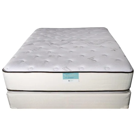 Queen Two Sided Plush Pillow Top Mattress and TruBalance Foundation